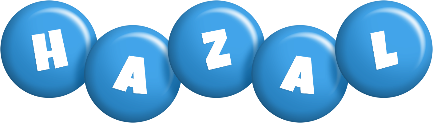 Hazal candy-blue logo