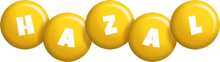 Hazal candy-yellow logo