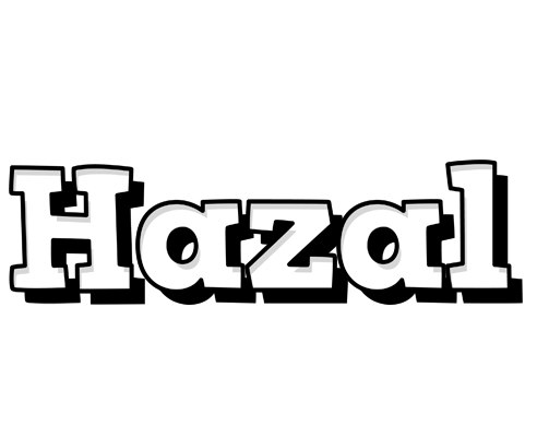 Hazal snowing logo