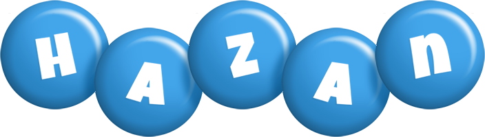 Hazan candy-blue logo