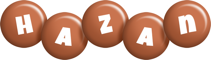 Hazan candy-brown logo