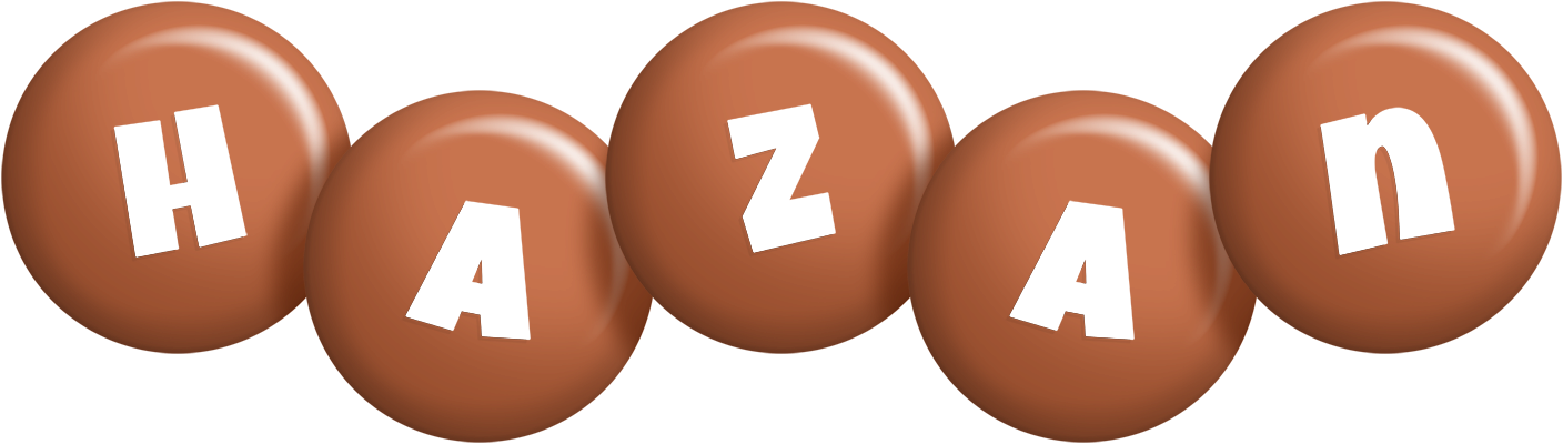Hazan candy-brown logo