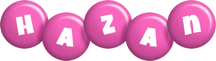 Hazan candy-pink logo