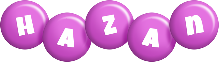 Hazan candy-purple logo