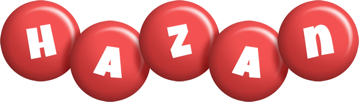 Hazan candy-red logo