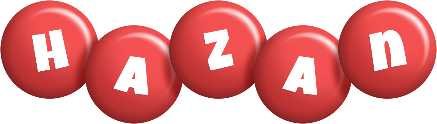 Hazan candy-red logo