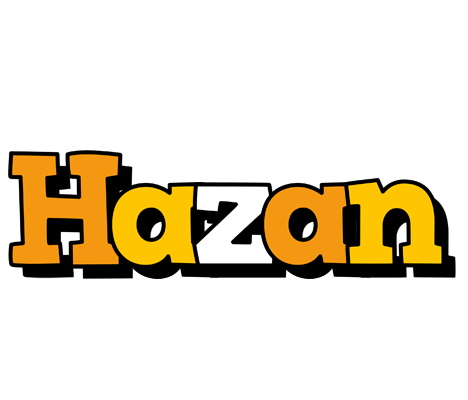 Hazan cartoon logo