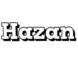 Hazan snowing logo