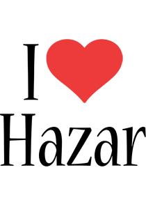 Hazar i-love logo