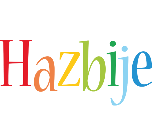 Hazbije birthday logo