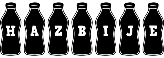 Hazbije bottle logo
