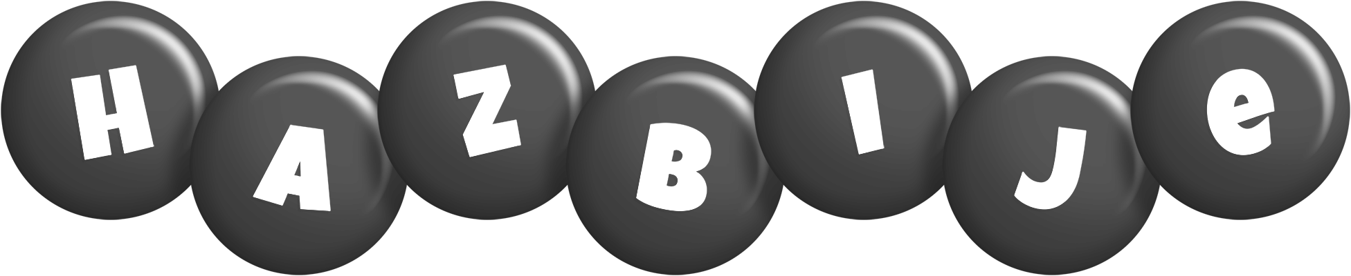 Hazbije candy-black logo