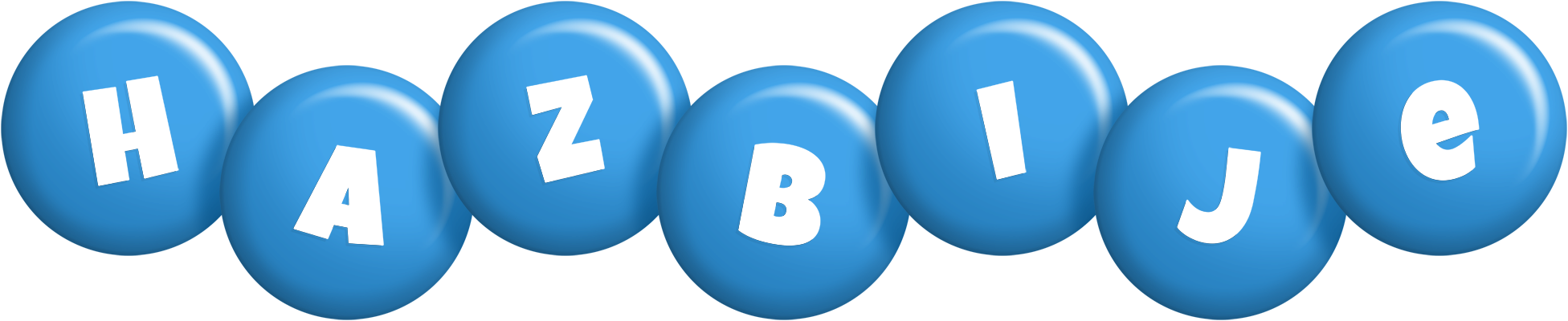 Hazbije candy-blue logo