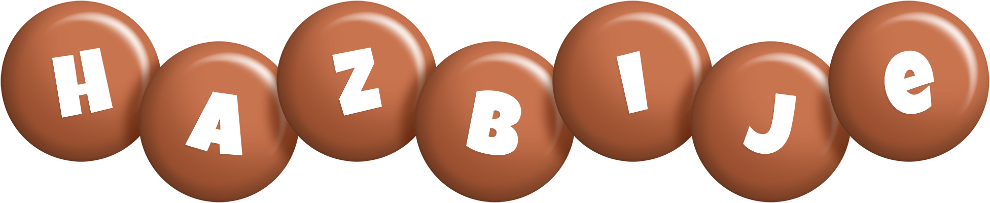 Hazbije candy-brown logo