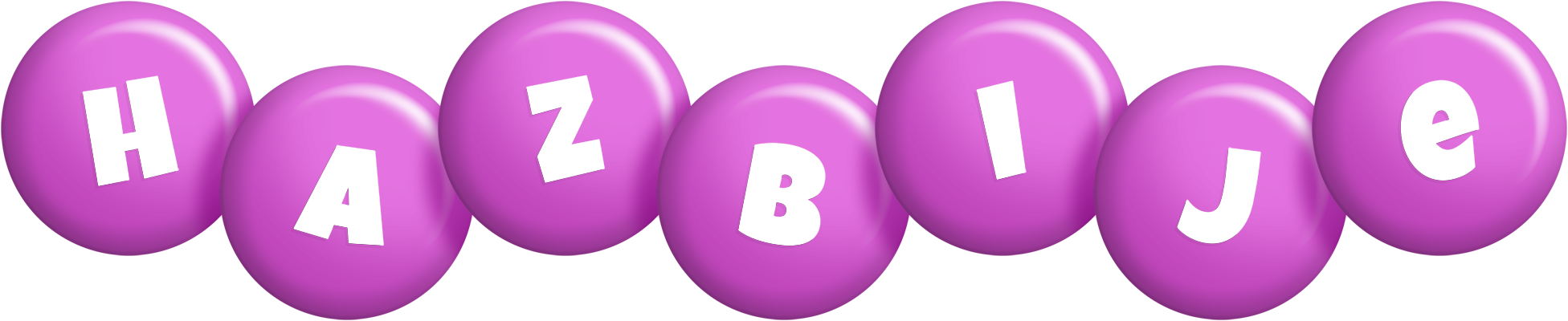 Hazbije candy-purple logo