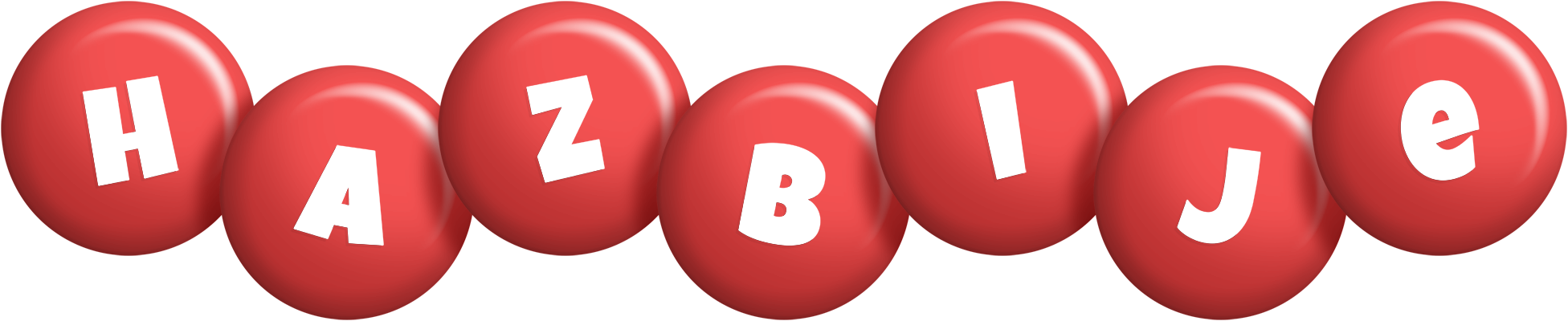 Hazbije candy-red logo