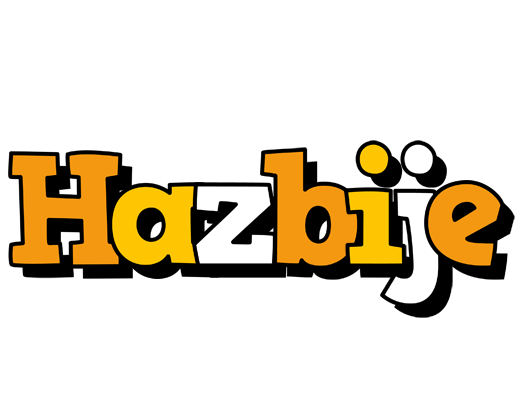 Hazbije cartoon logo