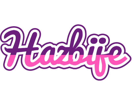 Hazbije cheerful logo