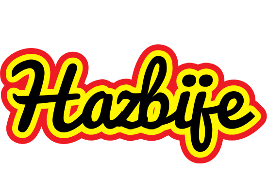 Hazbije flaming logo