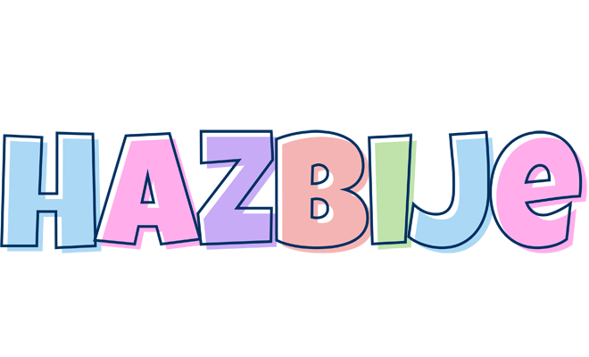 Hazbije pastel logo