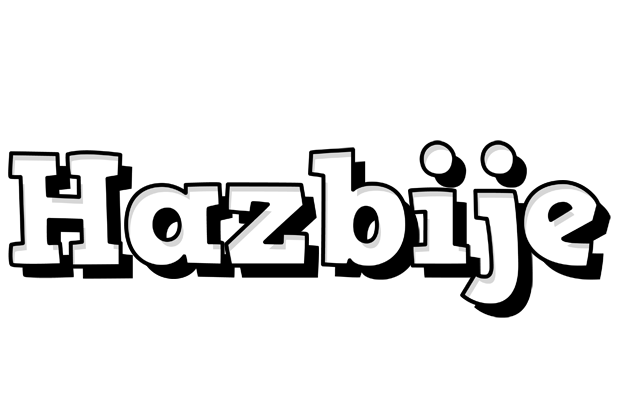Hazbije snowing logo