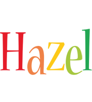Hazel birthday logo