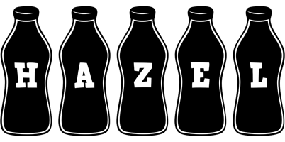 Hazel bottle logo