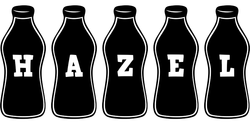 Hazel bottle logo