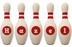 Hazel bowling-pin logo