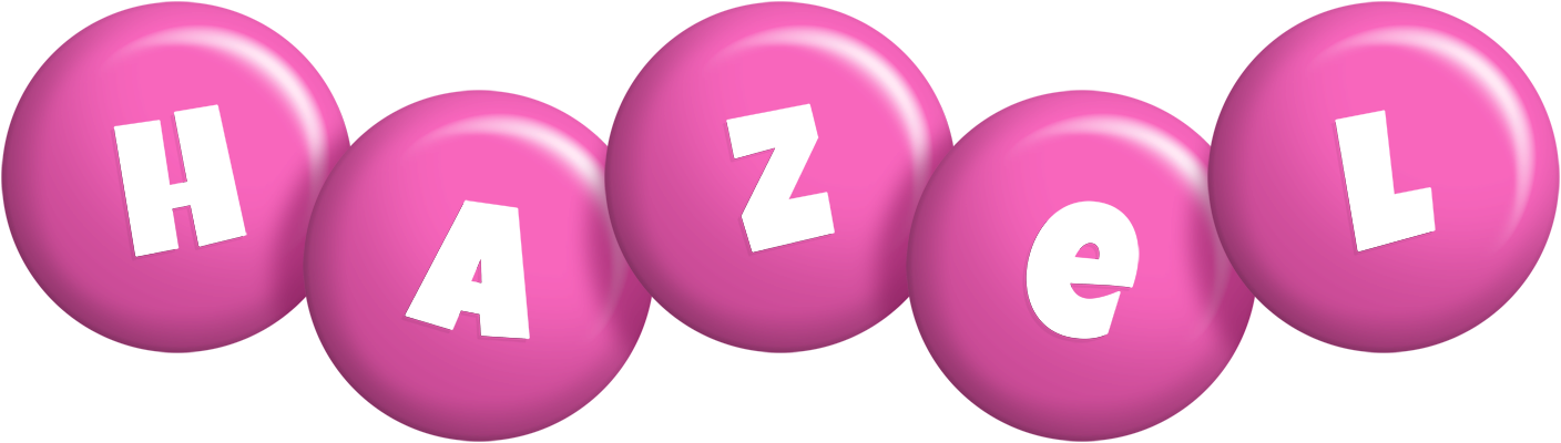 Hazel candy-pink logo