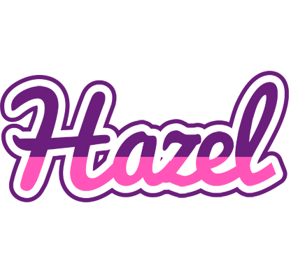 Hazel cheerful logo
