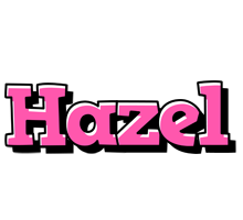 Hazel girlish logo