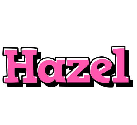 Hazel girlish logo