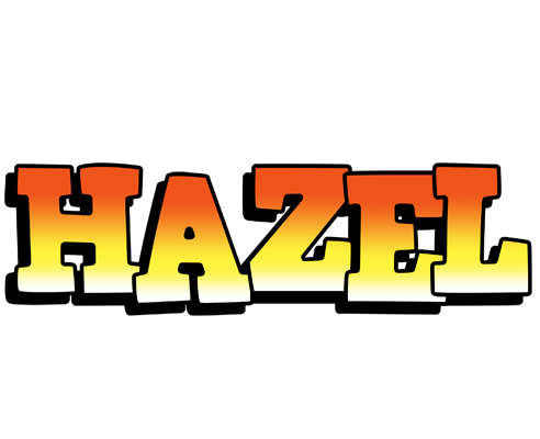 Hazel sunset logo