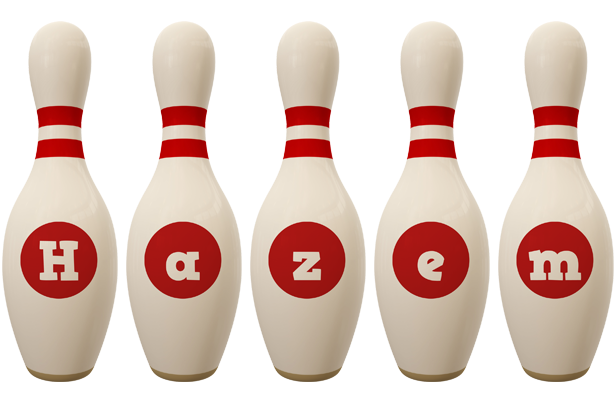 Hazem bowling-pin logo