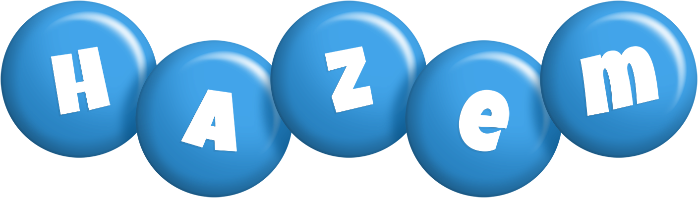 Hazem candy-blue logo