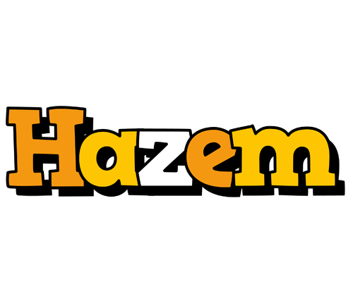 Hazem cartoon logo