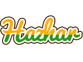 Hazhar banana logo