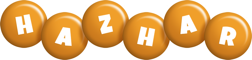 Hazhar candy-orange logo