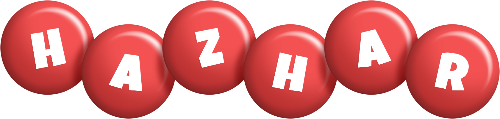 Hazhar candy-red logo