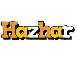 Hazhar cartoon logo