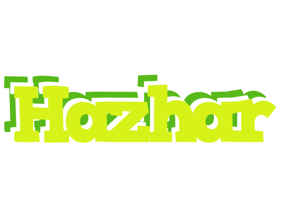 Hazhar citrus logo