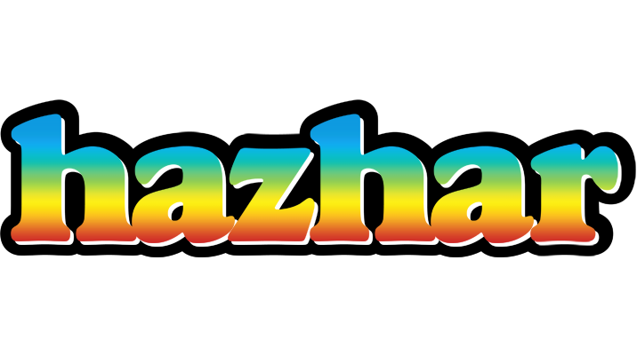 Hazhar color logo