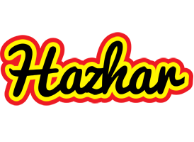 Hazhar flaming logo