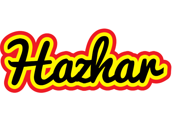 Hazhar flaming logo