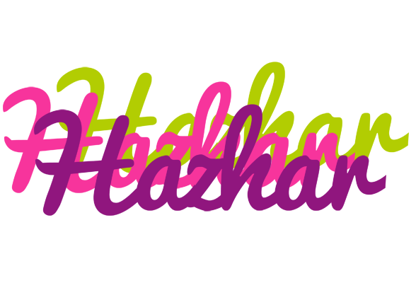 Hazhar flowers logo