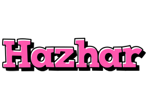 Hazhar girlish logo