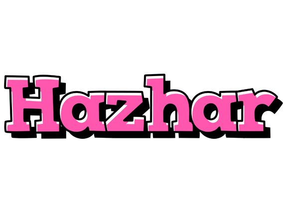 Hazhar girlish logo