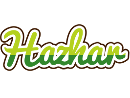 Hazhar golfing logo