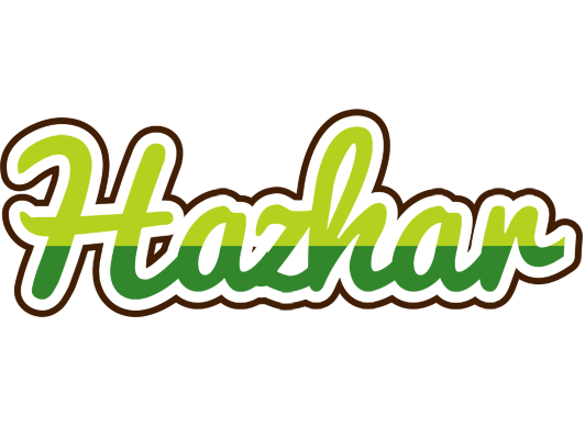 Hazhar golfing logo